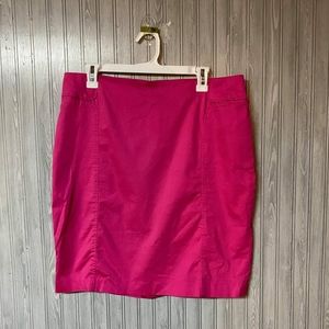 LAST CHANCE New York & Company Stretch Bright Hot Pink Pencil Skirt